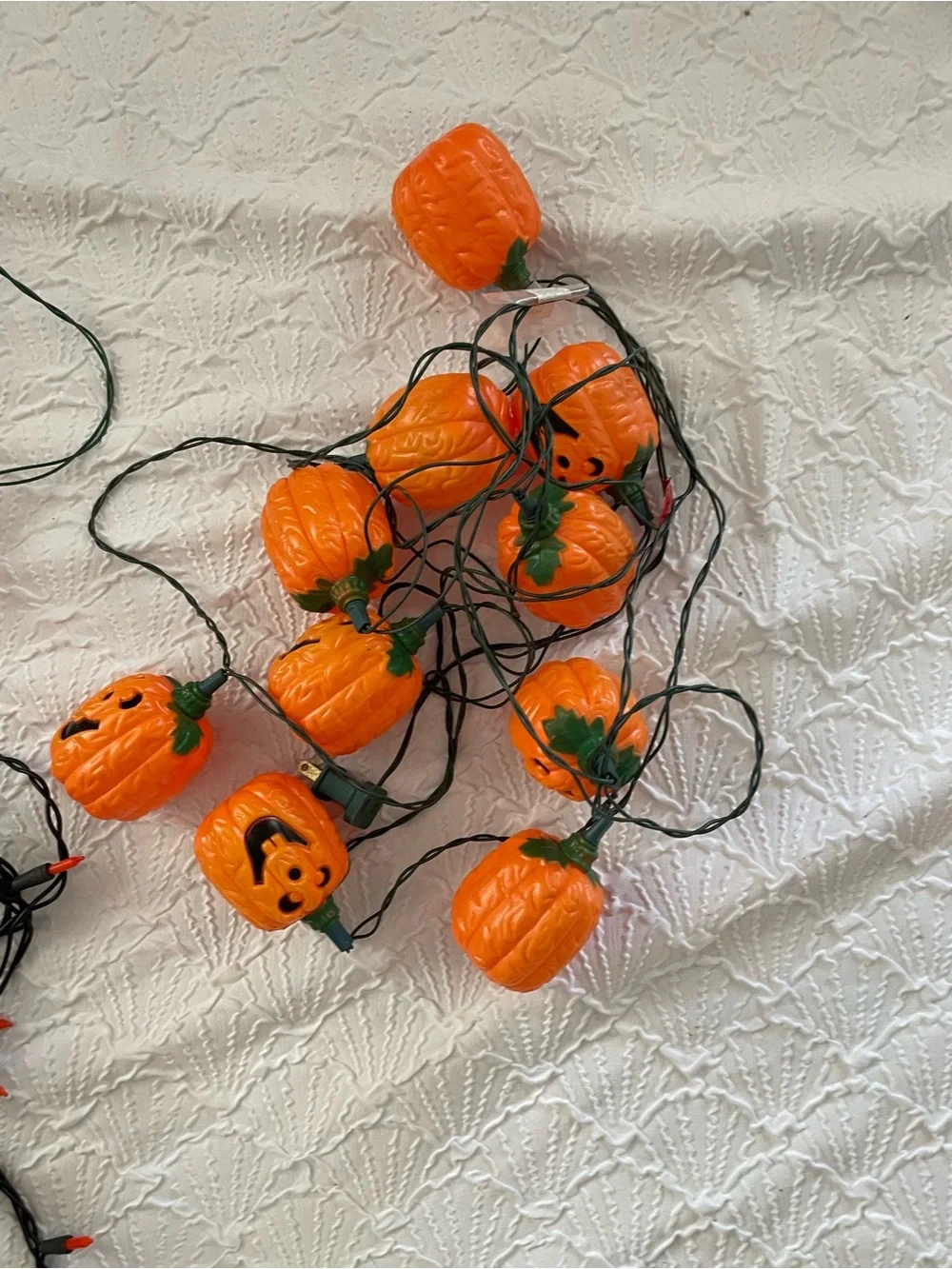 Orange Pumpkin Halloween String Lights - Festive Home Holiday Décor